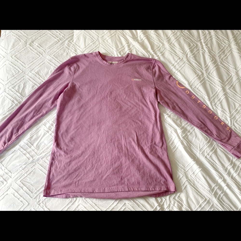 Light Purple Magellan Outdoors long sleeve shirt- Large